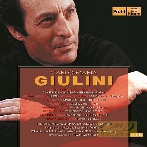 Giulini Anniversary Edition – Haydn,Mendelssohn Brahms Debussy Busoni Dvorak Rossini Franck